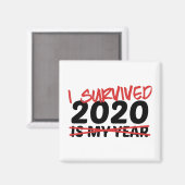 2020生き延び年 マグネット (正面/裏面)