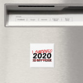 2020生き延び年 マグネット (インサイチュ (食洗機))