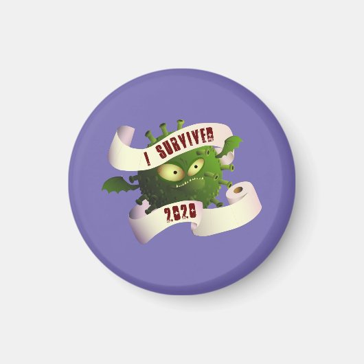2020生き延び年 マグネット (正面)