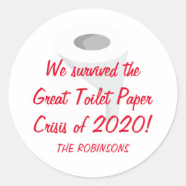 2020生き延び年！検おもしろい疫 ラウンドシール