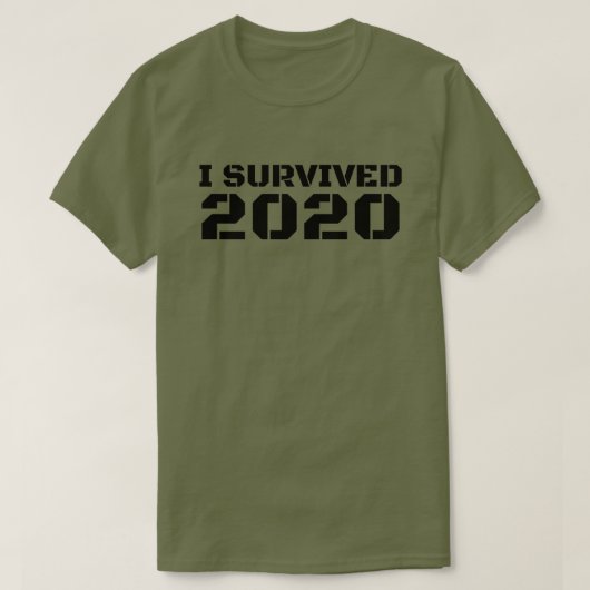 2020生き延び年 Tシャツ (デザイン正面)