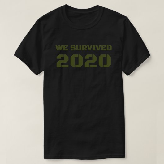 2020生き延び年 Tシャツ (デザイン正面)