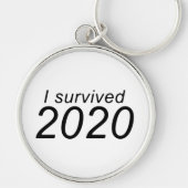 「2020生き延び」(明るい) キーホルダー (正面)