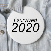 「2020生き延び」（明るい） 缶バッジ (インサイチュ)