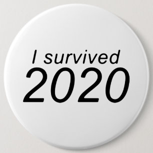 「2020生き延び」(明るい) 缶バッジ
