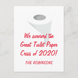 2020生き延び!検おもしろい疫ファミリ名 ポストカード