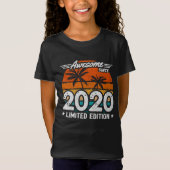 2020生まれ年以降2020年限定版レトロ素晴らし Tシャツ (正面)