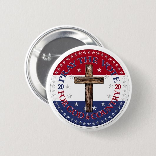 2020祈年神と国の十字架の投票 缶バッジ (正面&裏面)