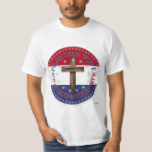 2020祈年神と国の十字架の投票 Tシャツ (正面)