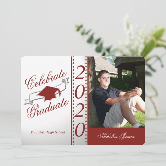 2020祝年赤写真 招待状 (スタンド正面)