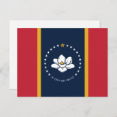 2020神に新しいミシシッピ州の旗を信頼する ポストカード (正面/裏面)