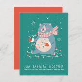 2020私たちはDoover Bearのクリスマスを得るおもしろいことができる (正面/裏面)