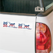 2020米国大統領のための猿さえ。 バンパーステッカー (トラック上)