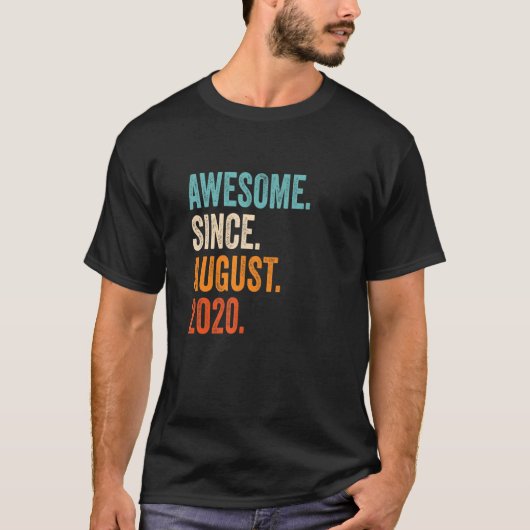 2020素晴らし年威厳がある2回目の誕生日から Tシャツ (正面)