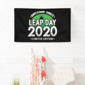 2020素晴らし年閏年日以後2月29誕生日 横断幕 (インサイチュ)