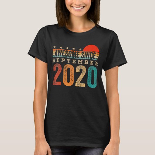 2020素晴らし年9月2日からの子供たち2 Tシャツ (正面)