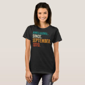2020素晴らし年9月2日生誕生日2年 Tシャツ (正面フル)