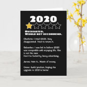 2020評価の高パーソナライズされたいレビュー カード (黄色い花)