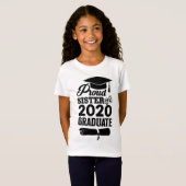 2020誇りを持った年卒業の姉妹 Tシャツ (正面フル)