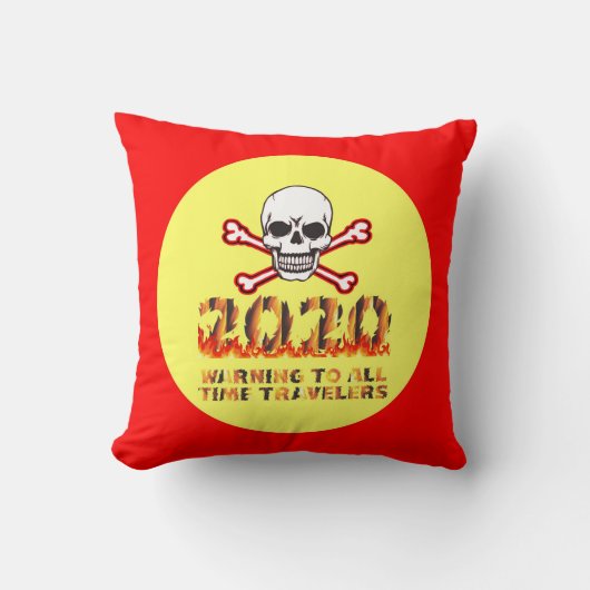 2020警告年から2020年 クッション (正面)