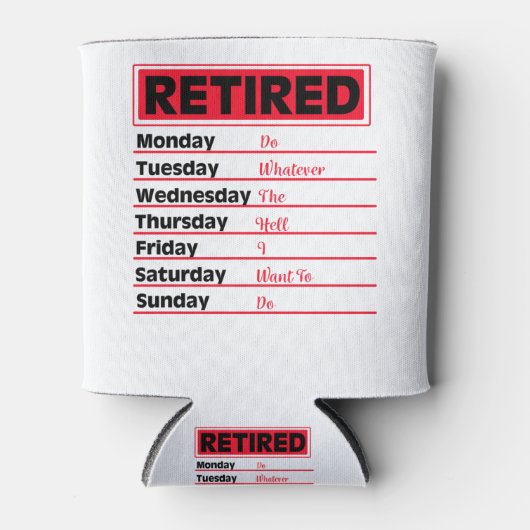 2020退職した年退職金のスケジュール 缶クーラー (正面)