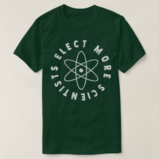 2020選年の科学者の選挙 Tシャツ (デザイン正面)