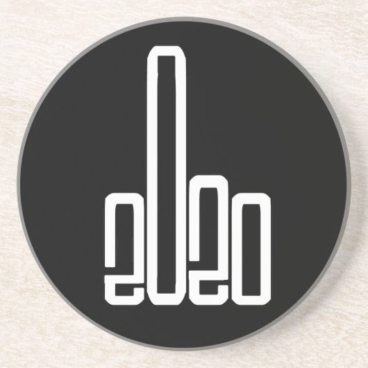 2020 与えザ・フィンガー2020最低秒 コースター (正面)