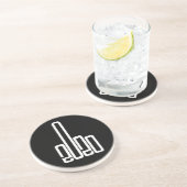 2020 与えザ・フィンガー2020最低秒 コースター (側面)