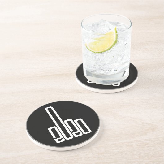 2020 与えザ・フィンガー2020最低秒 コースター (側面)