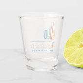 2020 1スターは新年を推奨しない ショットグラス (裏面)