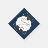 2020、2019、2021、2023の卒業ナプキンのクラス スタンダードカクテルナプキン (角)