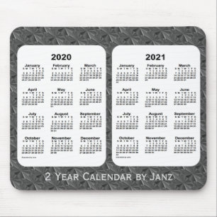 2020-2021ブラックダイヤモンド2年カレンダーby Janz マウスパッド