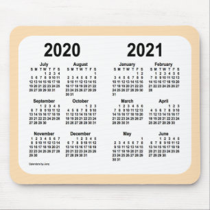 2020-2021年度カレンダーbyヤンツ小麦 マウスパッド