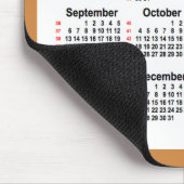 2020-2021 Janzペルーの金ゴールドによる52週のカレンダー マウスパッド (コーナー)