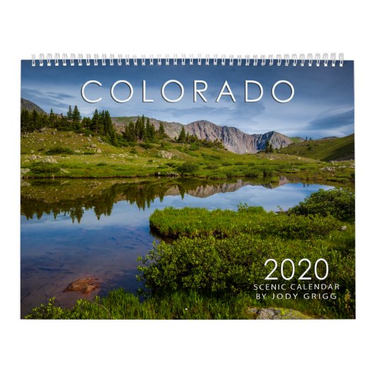 2020 COLORADO風光明媚カレンダー カレンダー (カバー)