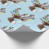 2020 Covid Rudolphトナカイ顔マスク ラッピングペーパー (角)