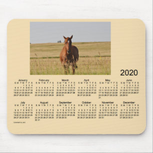 2020 Hose Calendar by Janzマウスパッド マウスパッド