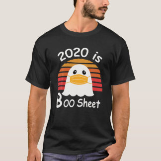 2020 Is Booシート幽霊マスクギフトおもしろいス Tシャツ
