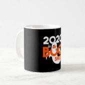 2020 is boo sheet ghost halloween  コーヒーマグカップ (正面左)