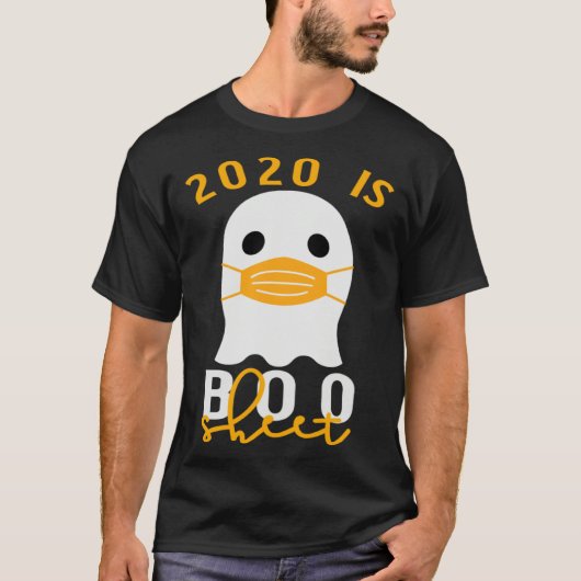 2020 Is Boo Sheet Halloween In Quarantine Costume Tシャツ (正面)