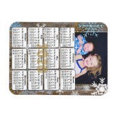 2020 MINIカレンダーマグネットと家族の写真 マグネット (横)