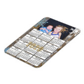 2020 MINIカレンダーマグネットと家族の写真 マグネット (左側)