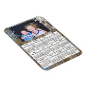 2020 MINIカレンダーマグネットと家族の写真 マグネット (右側)