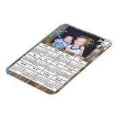 2020 MINIカレンダーマグネットと家族の写真 マグネット (左側)