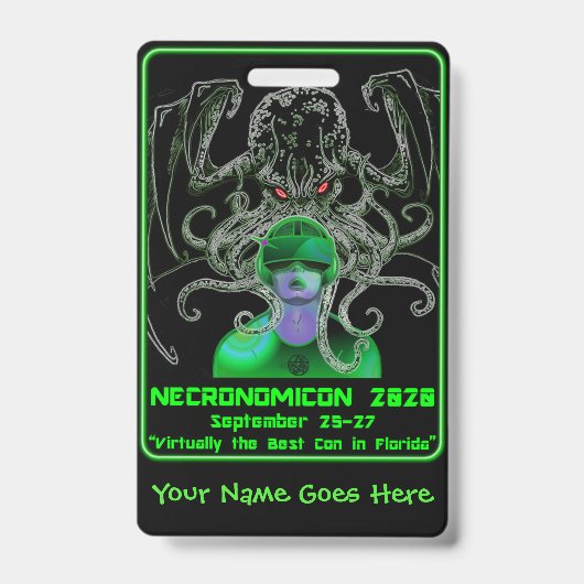 2020 Necro vrバッジ/背面のNecroグリフ バッジ (正面)