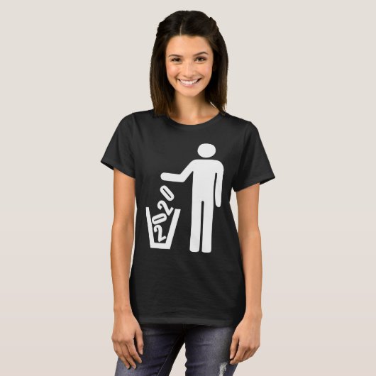 2020 not recommended Basket Waste garbage can Tシャツ (正面フル)