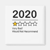 2020 One Star Rating マグネット (正面)