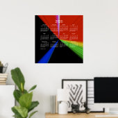 2020 Primary Point Wall Calendar by Janzプリント ポスター (ホームオフィス)