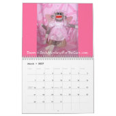 2020 Sock Monkey for the Cure Calendar カレンダー (3月 2027)
