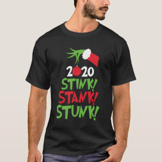 2020 Stink Stank Stunk Matching Family Christmas P Tシャツ
